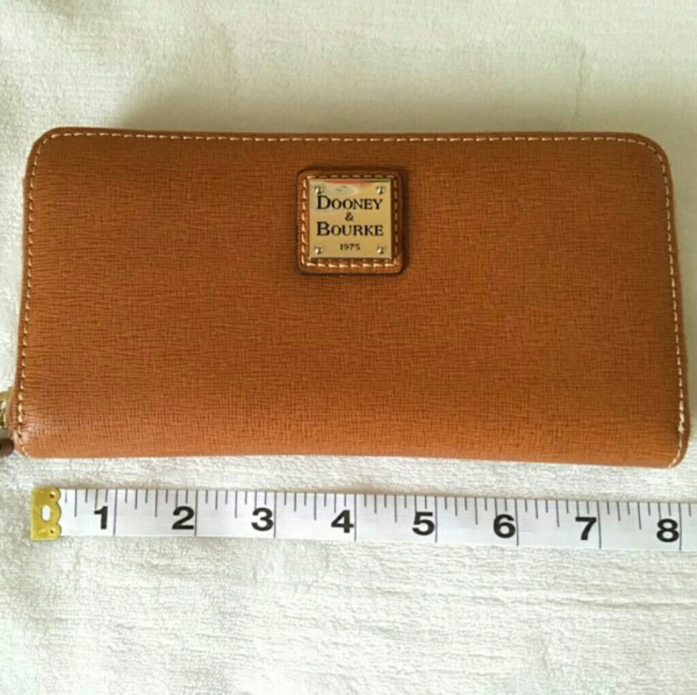 Dooney and burke large zip wallet
